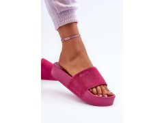 Dámské žabky semišová model 22185632 fuchsie - Big Star 2