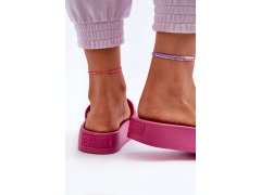 Dámské žabky semišová model 22185632 fuchsie - Big Star 3