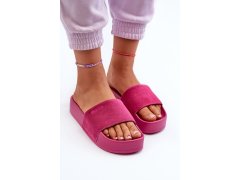 Dámské žabky semišová model 22185632 fuchsie - Big Star 4