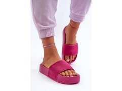 Dámské žabky semišová model 22185632 fuchsie - Big Star 5