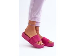 Dámské žabky semišová model 22185632 fuchsie - Big Star 7