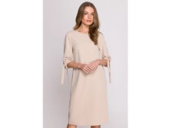 Dámské šaty model 22185649 béžové - STYLOVE 1