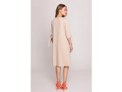 Dámské šaty model 22185649 béžové - STYLOVE 7