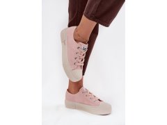 Dámské tenisky LOW model 22186928 růžové ISLA - Lee 7
