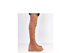 Dámské kozačky model 22190110 hnědá - Solea 2