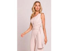 Kombinéza na jedno rameno model 22192068 světle béžová - Moe 1
