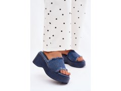Dámské nazouváky džínové Paris model 22192075 - SWEET SHOES 7