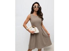 Dámské šaty MI SK model 22198823 tmavě béžová - FPrice 3