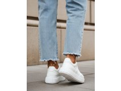 Dámské kožené tenisky model 22210739 bílé - FashionStreet 1