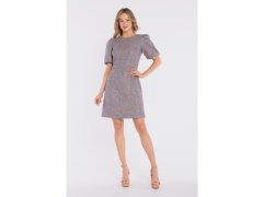 Mini dámské šaty model 22225131 grafitové - Stylove 1