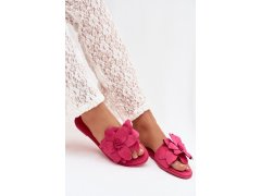 Dámské ploché nazouváky fuchsia model 22251507 - SWEET SHOES 2
