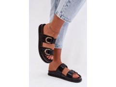 Dámské pantofle černé model 22251509 - SWEET SHOES 7