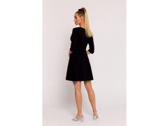 Přiléhavé mini šaty model 22261630 černé - Moe 2