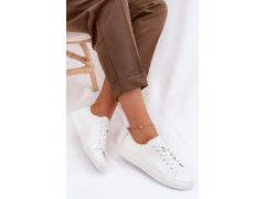 Kožené dámské tenisky model 22272304 bílé - VINCEZA 1