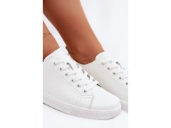Kožené dámské tenisky model 22272304 bílé - VINCEZA 2
