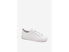 Kožené dámské tenisky model 22272304 bílé - VINCEZA 3