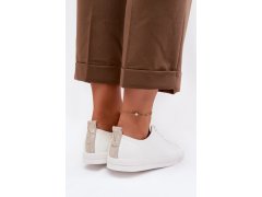 Kožené dámské tenisky model 22272304 bílé - VINCEZA 4