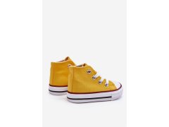 Dětské vysoké tenisky Filemon žluté - Sweet Shoes 1