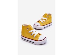 Dětské vysoké tenisky Filemon žluté - Sweet Shoes 2