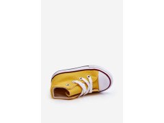 Dětské vysoké tenisky Filemon žluté - Sweet Shoes 3