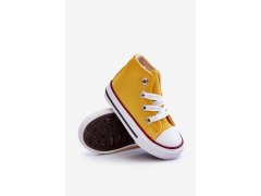 Dětské vysoké tenisky Filemon žluté - Sweet Shoes 7