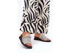 Dámské sandály stříbrné model 22278537 - JEZZI 4