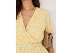 Dámské šaty SK model 22286853 světle žluté - FPrice 3