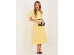 Dámské šaty MI SK model 22290572 žluté New Collection - FPrice 2