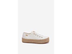 Krajkové tenisky espadrilky model 22324294 bílé - Lee Cooper 5