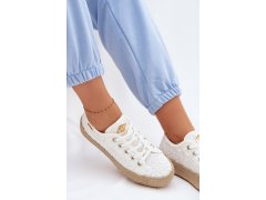 Krajkové tenisky espadrilky model 22324294 bílé - Lee Cooper 6