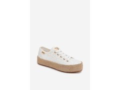 Krajkové tenisky espadrilky model 22324294 bílé - Lee Cooper 8