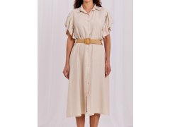 Dámské šaty MI SK světle béžové model 22347696 - FPrice 4