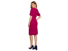 Dámské šaty švestka model 22354131 - STYLOVE 2