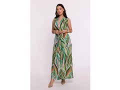 Dámské maxi šaty model 22356119 model 4 zelené - BeWear 3