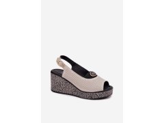 Kožené sandály model 22369836 béžové - S.Barski 3