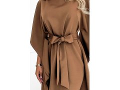 Dámské šaty SOFIA model 22384863 cappuccino - numoco 1