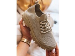 Dámské tenisky khaki model 22540734 - FashionStreet 1