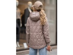 Dámská přechodová bunda s kapucí model 22547124 béžová - FashionStreet 2