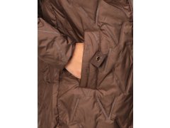 Dámská přechodová bunda s kapucí model 22547125 hnědá - FashionStreet 2