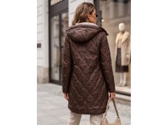 Dámská přechodová bunda s kapucí model 22547125 hnědá - FashionStreet 4