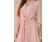 Dámské šaty model 22552524 tmavě pudrově růžová - Kesi 1