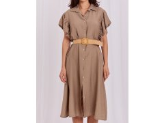 Dámské šaty MI SK khaki model 22552531 - FPrice 3