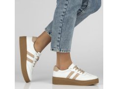 Dámské kožené polobotky model 22554821 bílé - FILIPPO 4