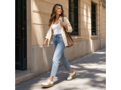 Dámské kožené polobotky model 22554821 bílé - FILIPPO 7