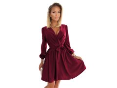 Dámské šaty model 22557674 bordó - numoco 3