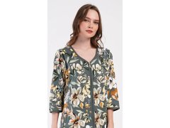 Dámské domácí šaty s&nbsp;tříčtvrtečním rukávem model 22406941 - Vienetta 7