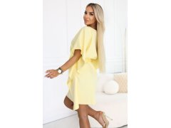SOFIA Motýlí šaty se zavazováním v pase model 22015587 - numoco 3