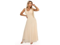 Dlouhé maxi šaty s&nbsp;třpytkami a&nbsp;hlubokým výstřihem model 22085443 - numoco basic 2