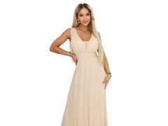 Dlouhé maxi šaty s&nbsp;třpytkami a&nbsp;hlubokým výstřihem model 22085443 - numoco basic 3